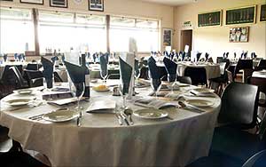 Dining hall at Hertford RFC